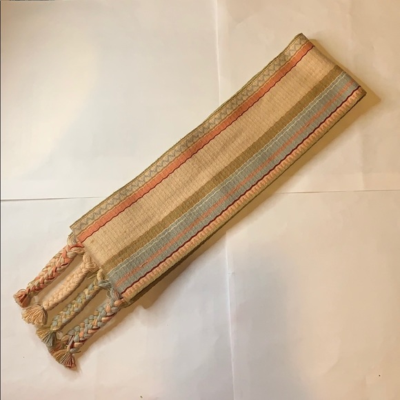 Vintage Christian Dior Cotton Woven Belt main image 4